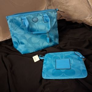 Coach travel set of 2 bags